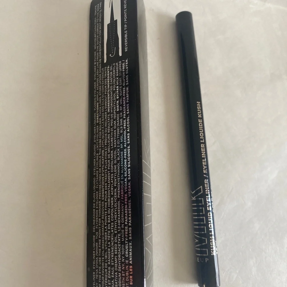MILK MAKEUP KUSH Liquid Eyeliner In Loud Blackest Black 0.03oz $22 CLEAN BEAUTY